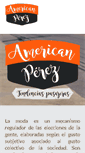 Mobile Screenshot of americanperez.es